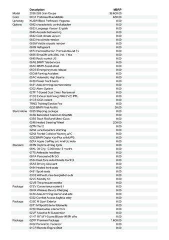 new 2026 BMW 228 Gran Coupe car, priced at $43,775