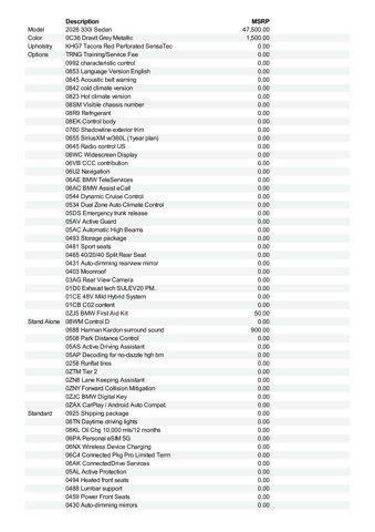 new 2026 BMW 330 car, priced at $55,875