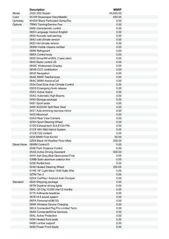 new 2025 BMW 330 car, priced at $49,225