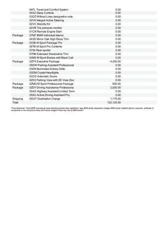 new 2025 BMW 760 car, priced at $132,125