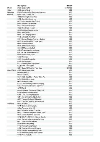 new 2026 BMW i5 car, priced at $74,815