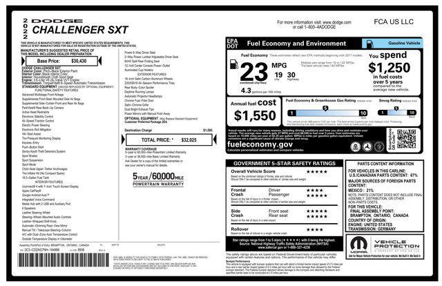 used 2022 Dodge Challenger car, priced at $22,912