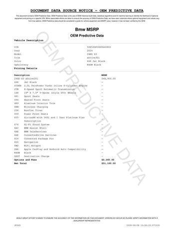 new 2024 BMW X3 car, priced at $48,660