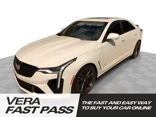used 2023 Cadillac CT4-V car, priced at $57,000
