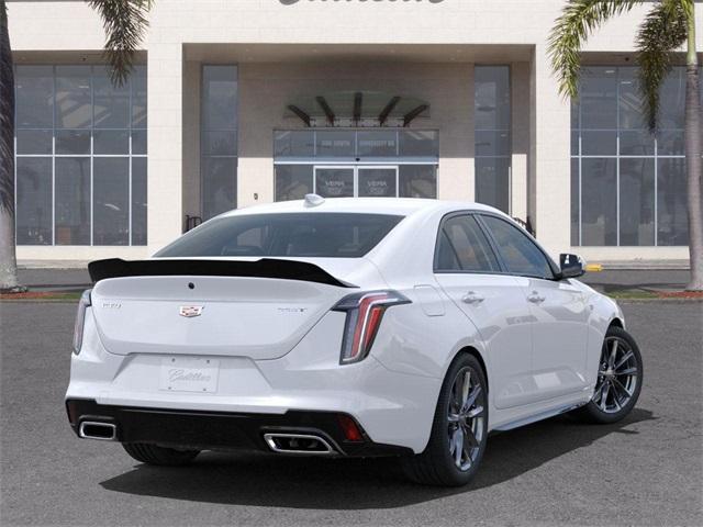 new 2025 Cadillac CT4 car, priced at $47,555