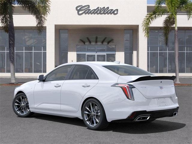 new 2025 Cadillac CT4 car, priced at $47,555
