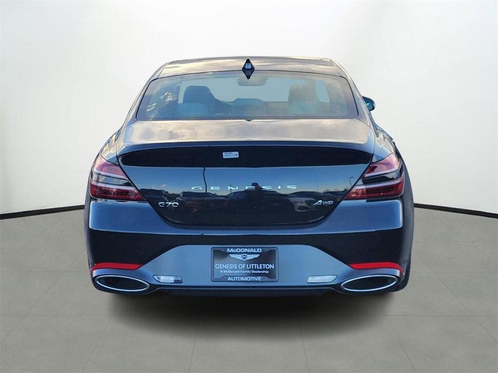 new 2025 Genesis G70 car, priced at $45,642