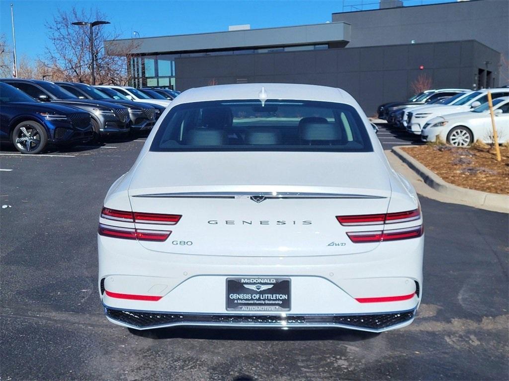 new 2025 Genesis G80 car, priced at $59,130