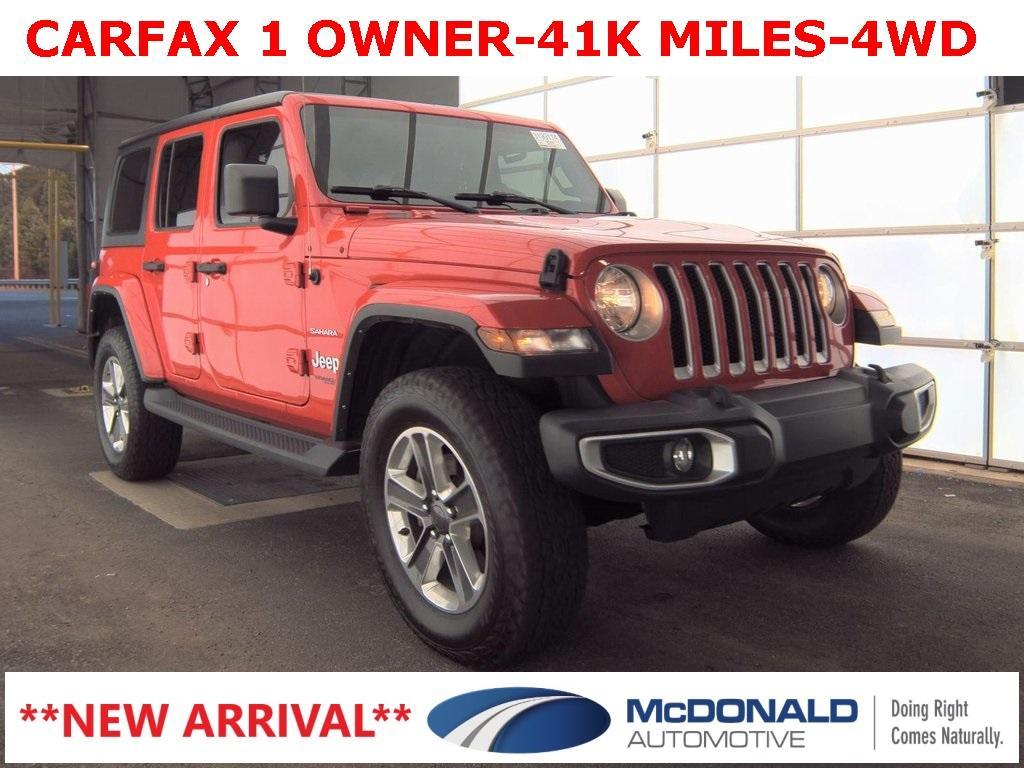 used 2021 Jeep Wrangler Unlimited car, priced at $35,628
