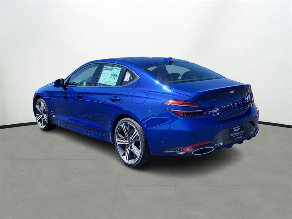 new 2025 Genesis G70 car, priced at $46,170