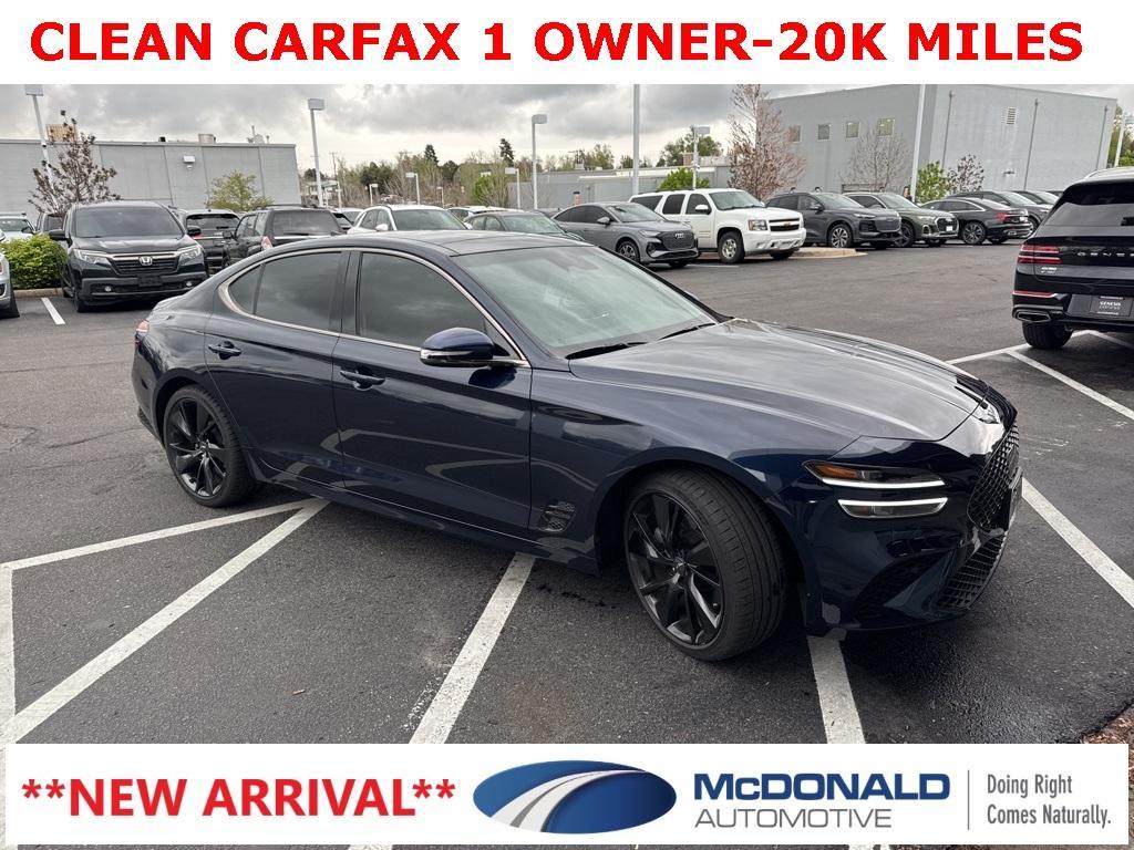 used 2022 Genesis G70 car, priced at $36,500