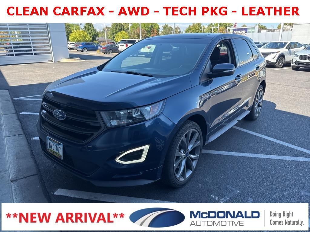 used 2017 Ford Edge car, priced at $18,319