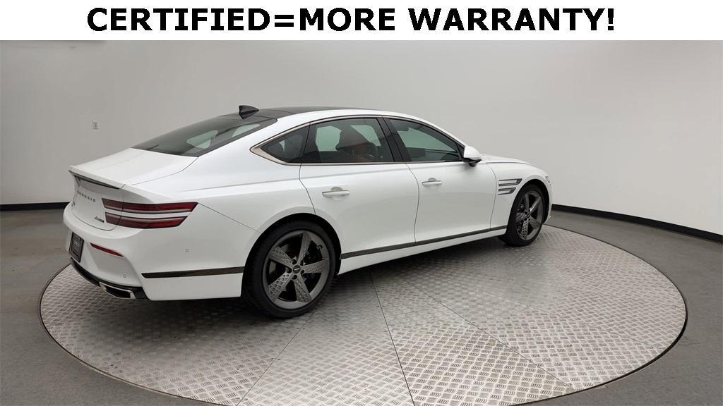 used 2024 Genesis G80 car, priced at $59,819