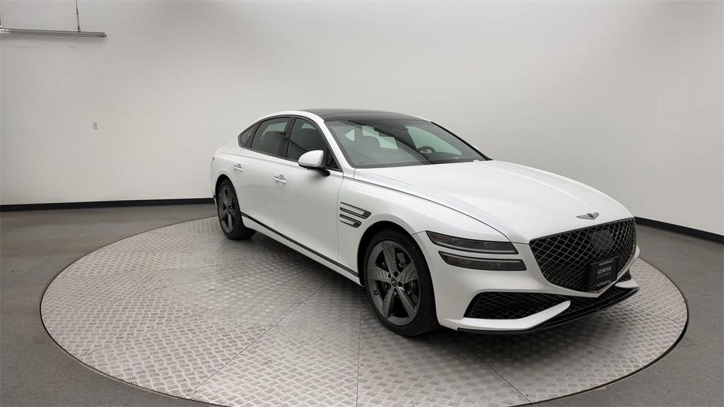 used 2024 Genesis G80 car, priced at $59,819