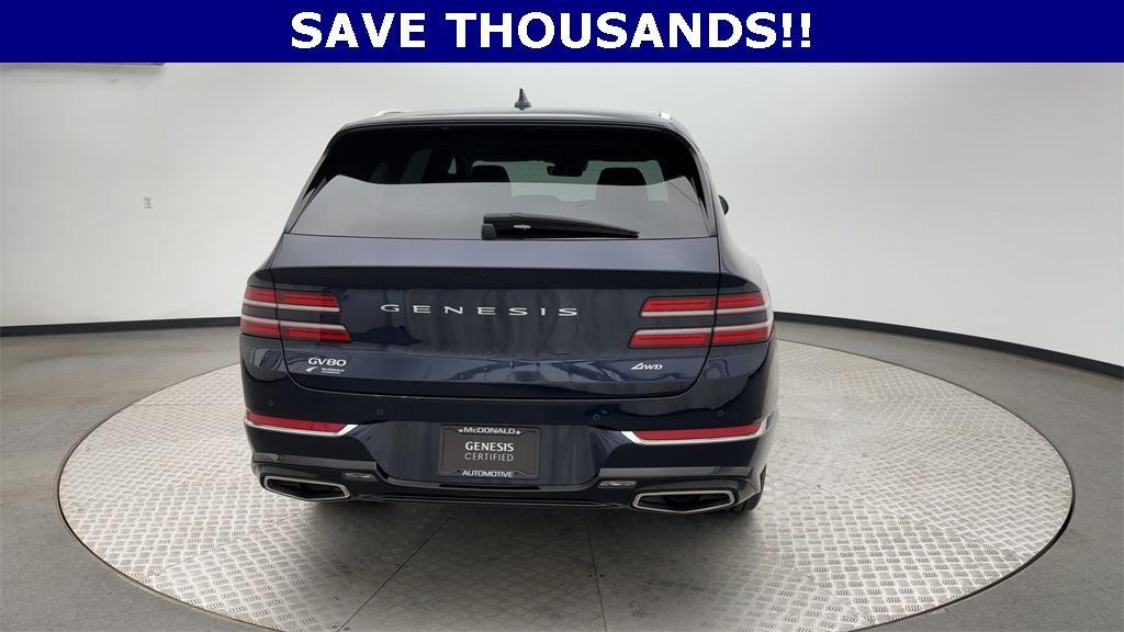 used 2024 Genesis GV80 car, priced at $55,825