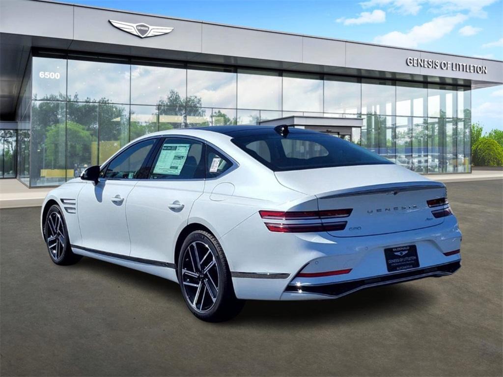 new 2025 Genesis G80 car, priced at $63,075