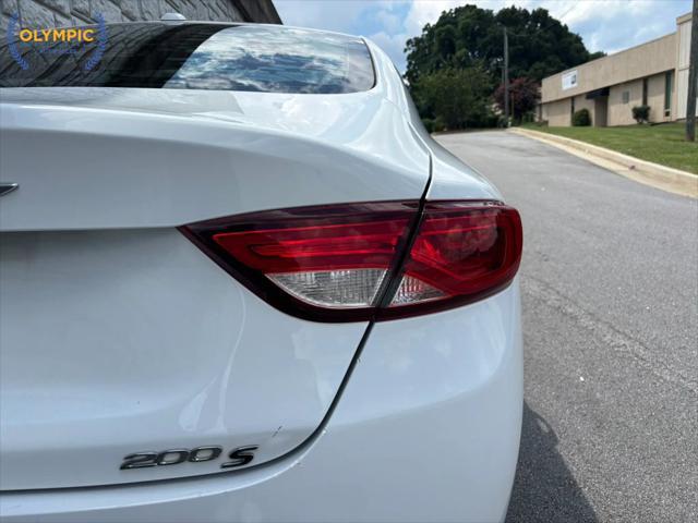 used 2015 Chrysler 200 car, priced at $10,995
