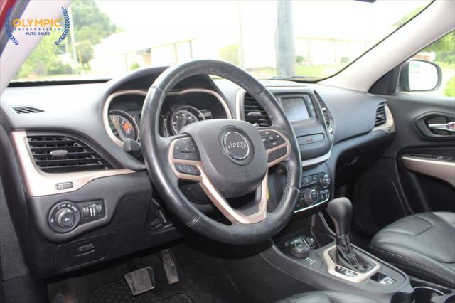 used 2017 Jeep Cherokee car, priced at $14,215