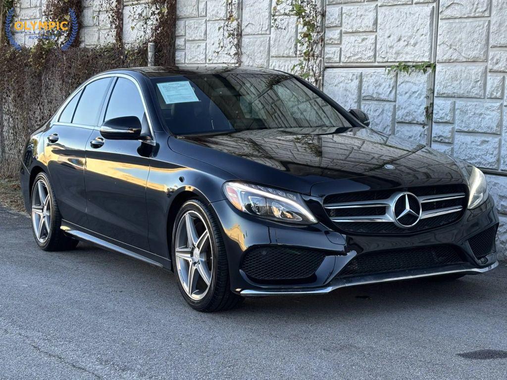 used 2015 Mercedes-Benz C-Class car, priced at $15,500