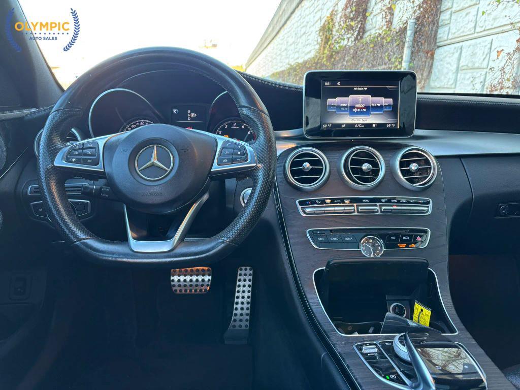 used 2015 Mercedes-Benz C-Class car, priced at $15,500