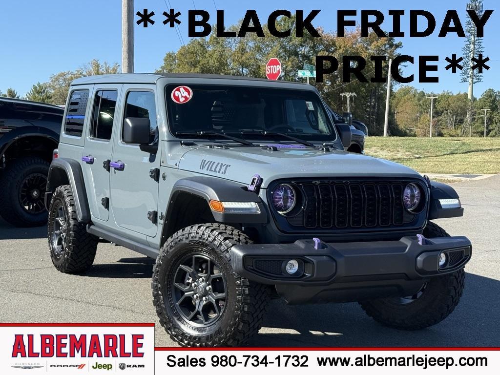 used 2024 Jeep Wrangler car, priced at $38,277