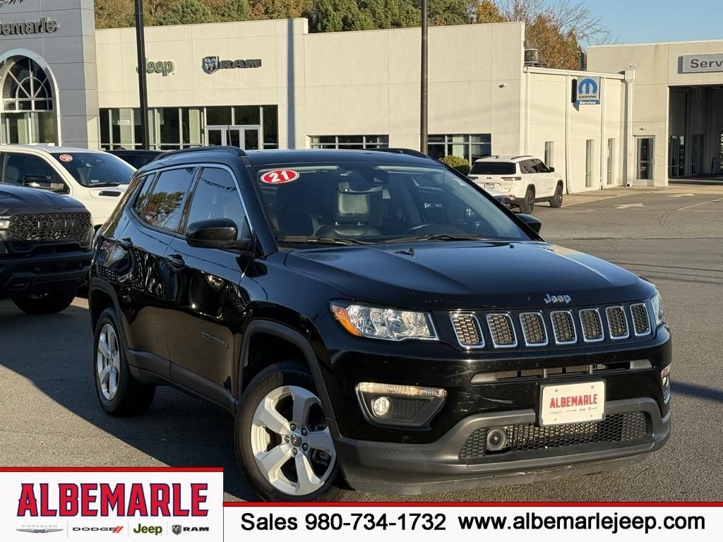 used 2021 Jeep Compass car, priced at $18,277