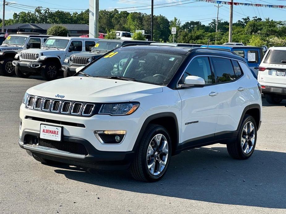 used 2021 Jeep Compass car, priced at $24,277