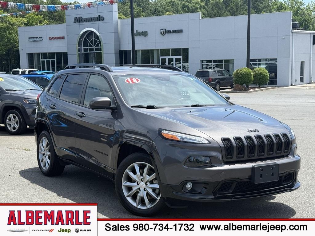 used 2018 Jeep Cherokee car, priced at $15,277