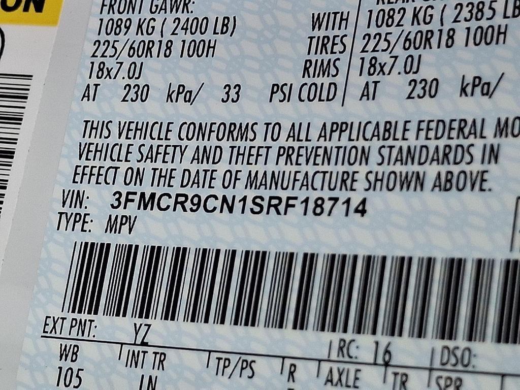 new 2025 Ford Bronco Sport car, priced at $39,270