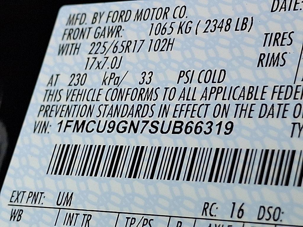 new 2025 Ford Escape car, priced at $30,050