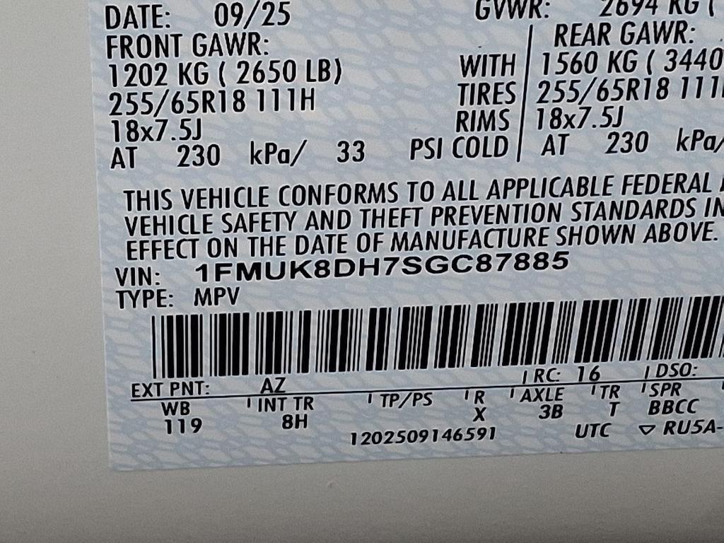 new 2025 Ford Explorer car, priced at $42,149