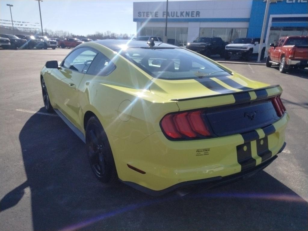 used 2021 Ford Mustang car, priced at $24,789