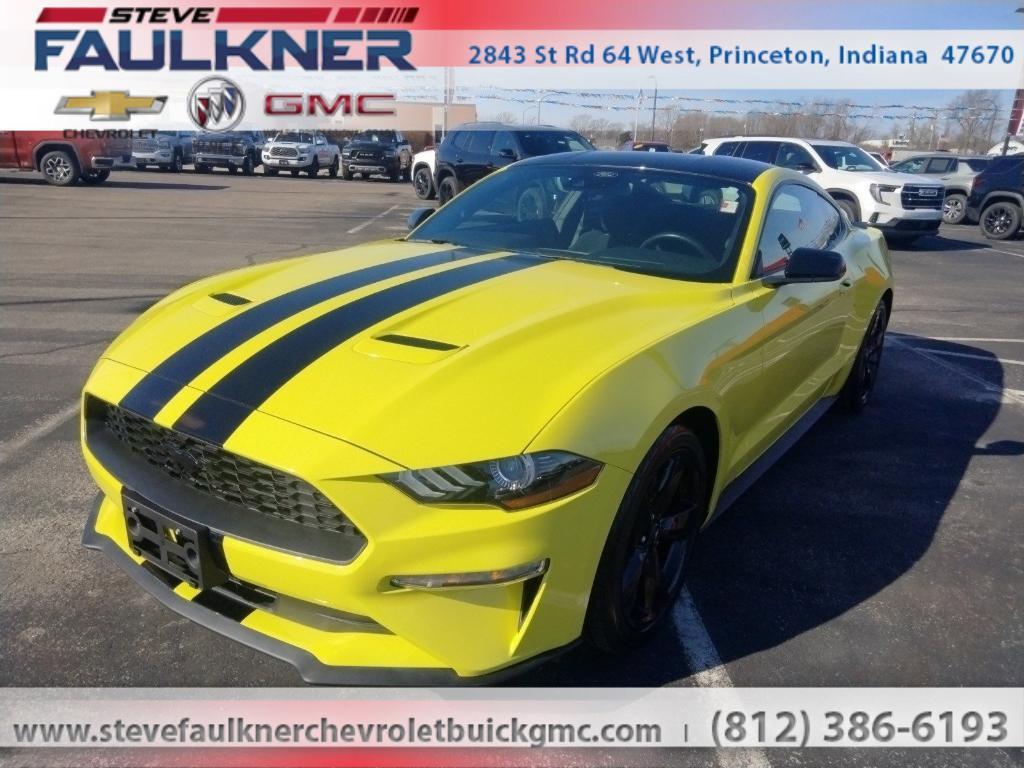 used 2021 Ford Mustang car, priced at $24,789