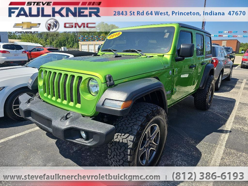 used 2018 Jeep Wrangler Unlimited car, priced at $21,780