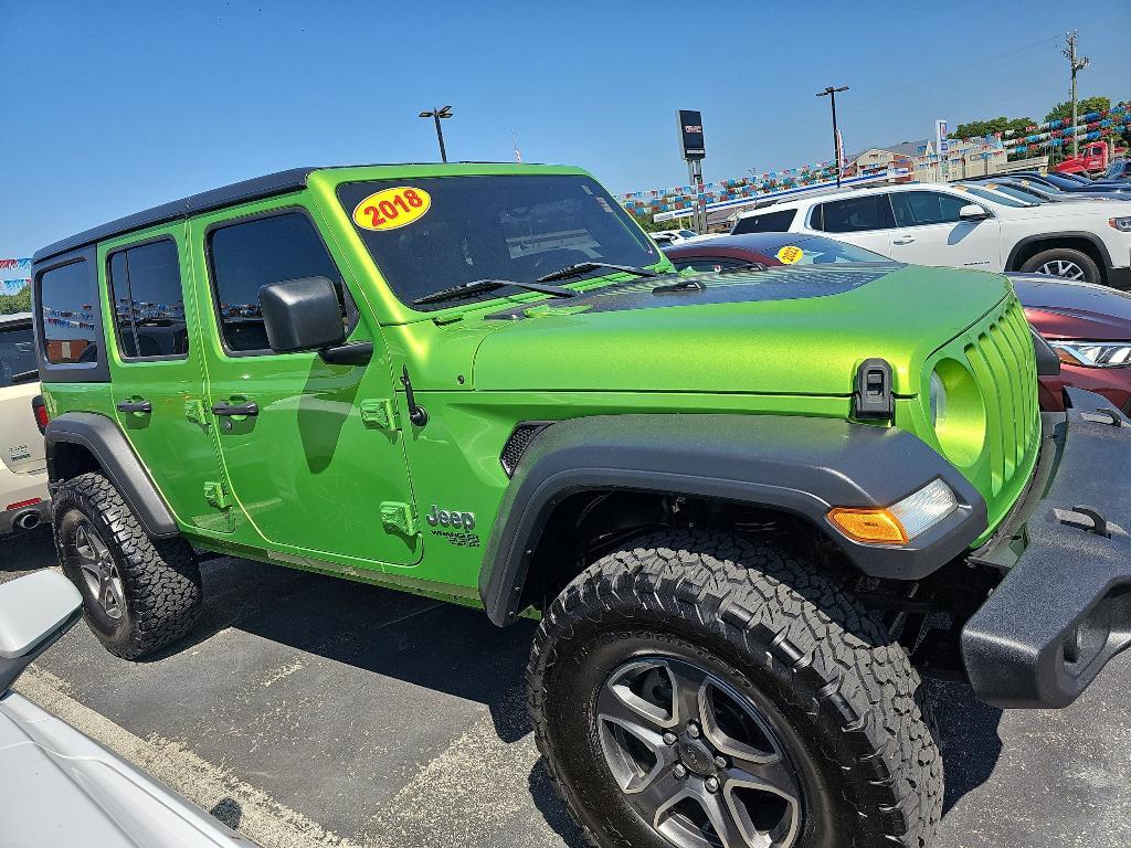 used 2018 Jeep Wrangler Unlimited car, priced at $21,780