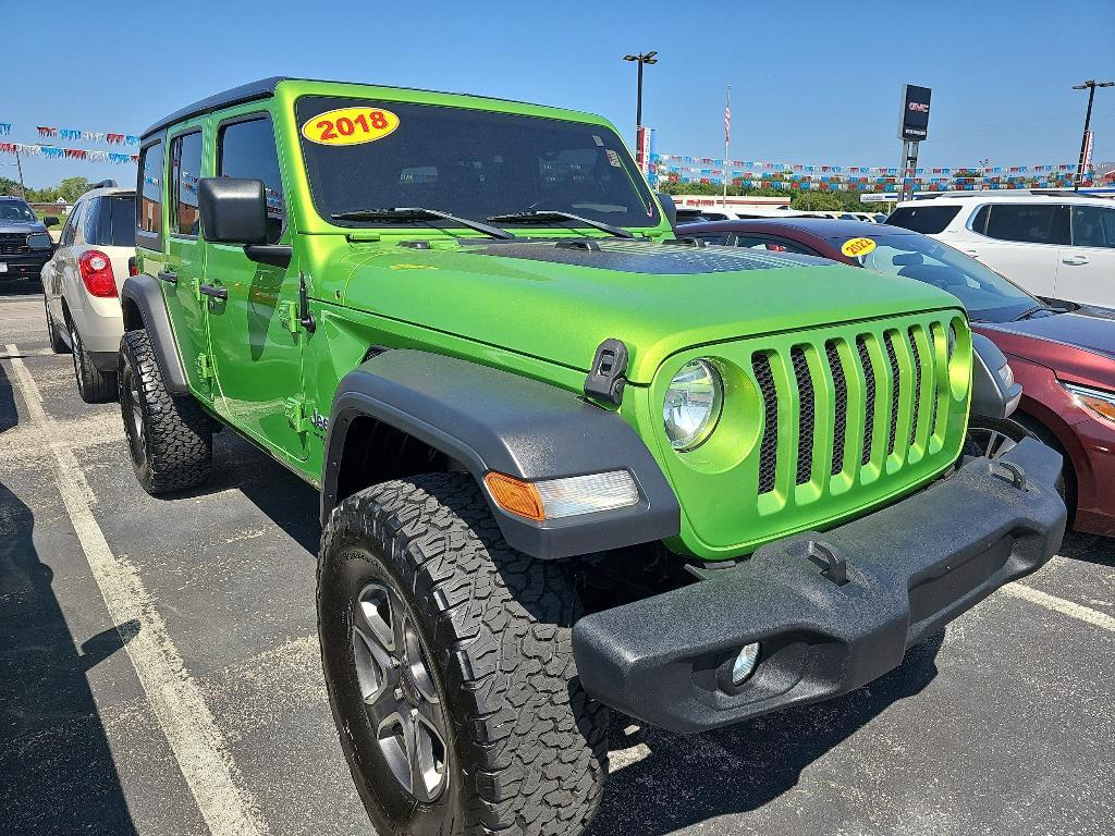 used 2018 Jeep Wrangler Unlimited car, priced at $21,780