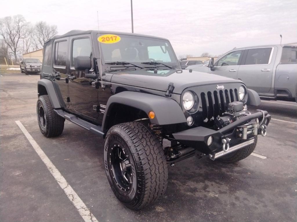 used 2017 Jeep Wrangler Unlimited car, priced at $23,930