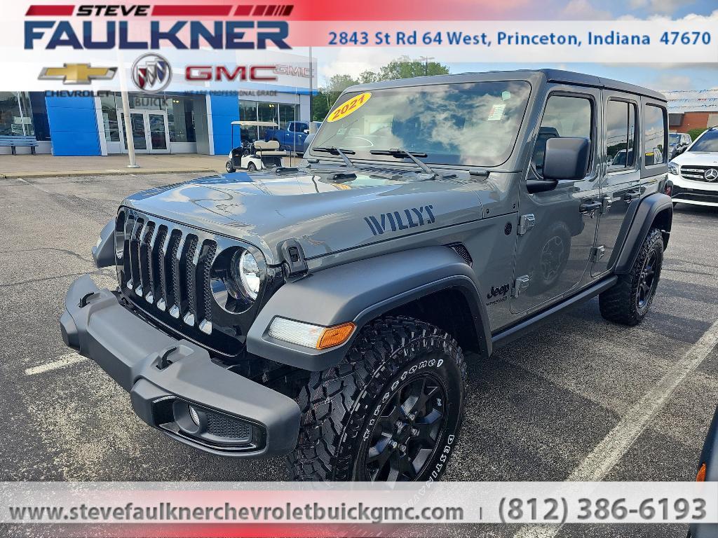 used 2021 Jeep Wrangler Unlimited car, priced at $33,750