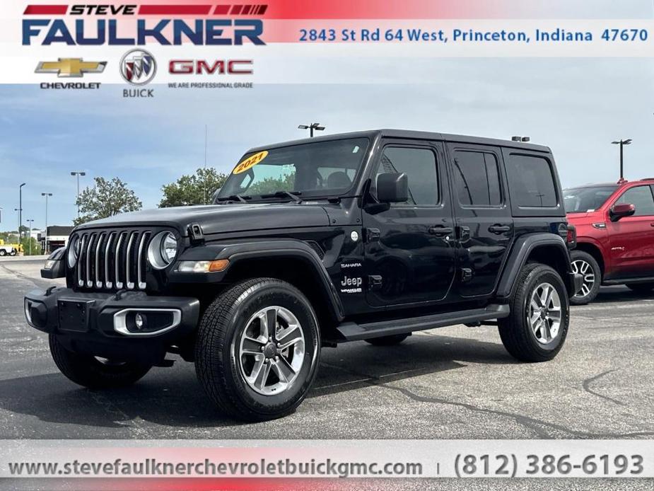 used 2021 Jeep Wrangler Unlimited car, priced at $32,890