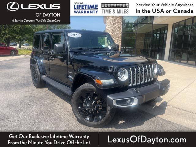 used 2021 Jeep Wrangler Unlimited 4xe car, priced at $29,445
