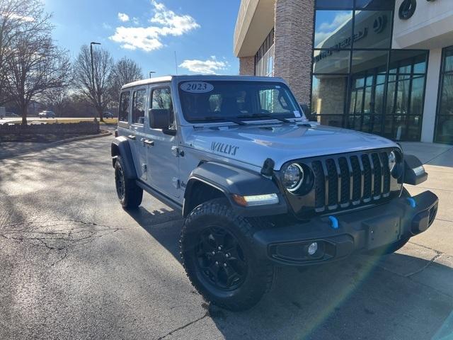 used 2023 Jeep Wrangler 4xe car, priced at $28,400