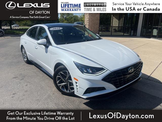 used 2021 Hyundai Sonata car, priced at $17,595