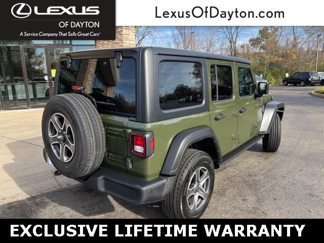 used 2021 Jeep Wrangler Unlimited car, priced at $28,400