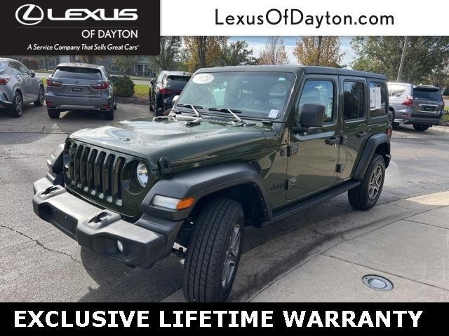 used 2021 Jeep Wrangler Unlimited car, priced at $28,400