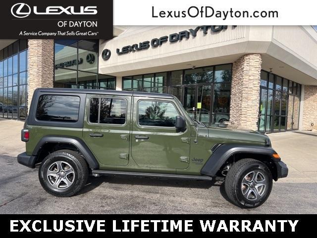 used 2021 Jeep Wrangler Unlimited car, priced at $28,400