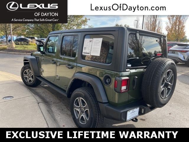 used 2021 Jeep Wrangler Unlimited car, priced at $28,400