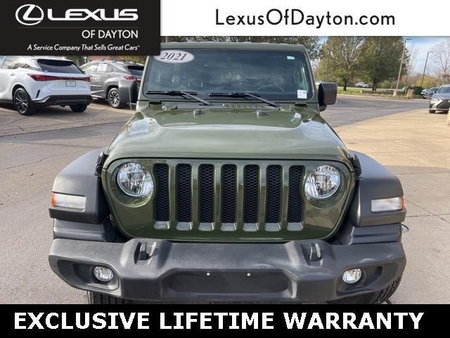 used 2021 Jeep Wrangler Unlimited car, priced at $28,400