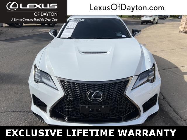 used 2022 Lexus RC F car, priced at $66,500