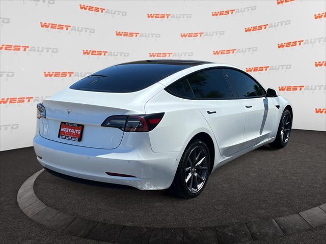 used 2022 Tesla Model 3 car, priced at $22,212
