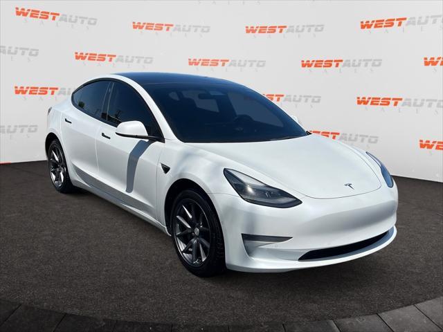 used 2022 Tesla Model 3 car, priced at $22,212